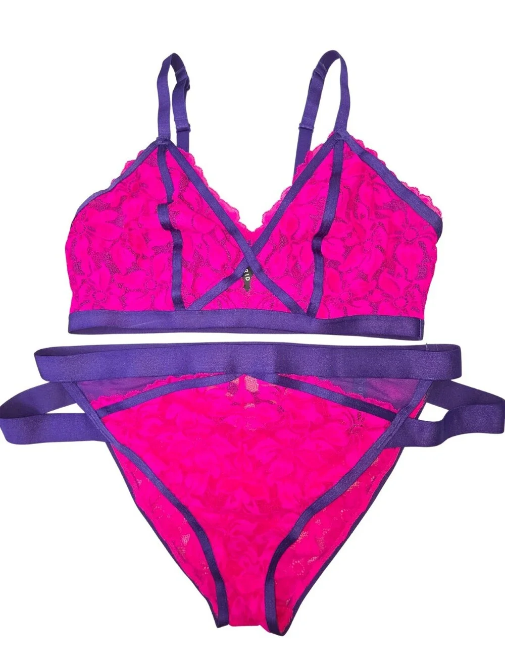 NWOT Set Torrid Lace Bralette & Matching Tanga Panty 3842-CY